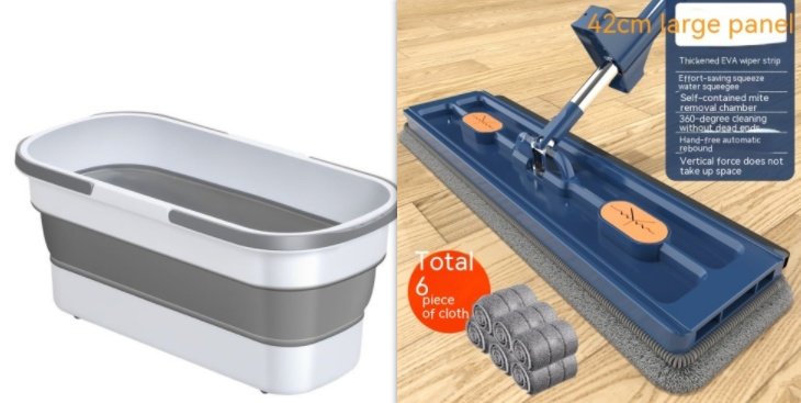 24sec ™360 Rotating Mop Strong Home Cleaning Floors - Image 3